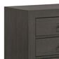 Mayberry Hill Sasha 3 Drawer Nightstand with USB in Grey, , large