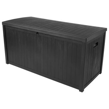Timberlake 113 Gallon Patio Storage Box in Black, , large