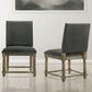 HOMLUX Side Chair with Gray Cushion in Reclaimed Gray (Set of 2), , large