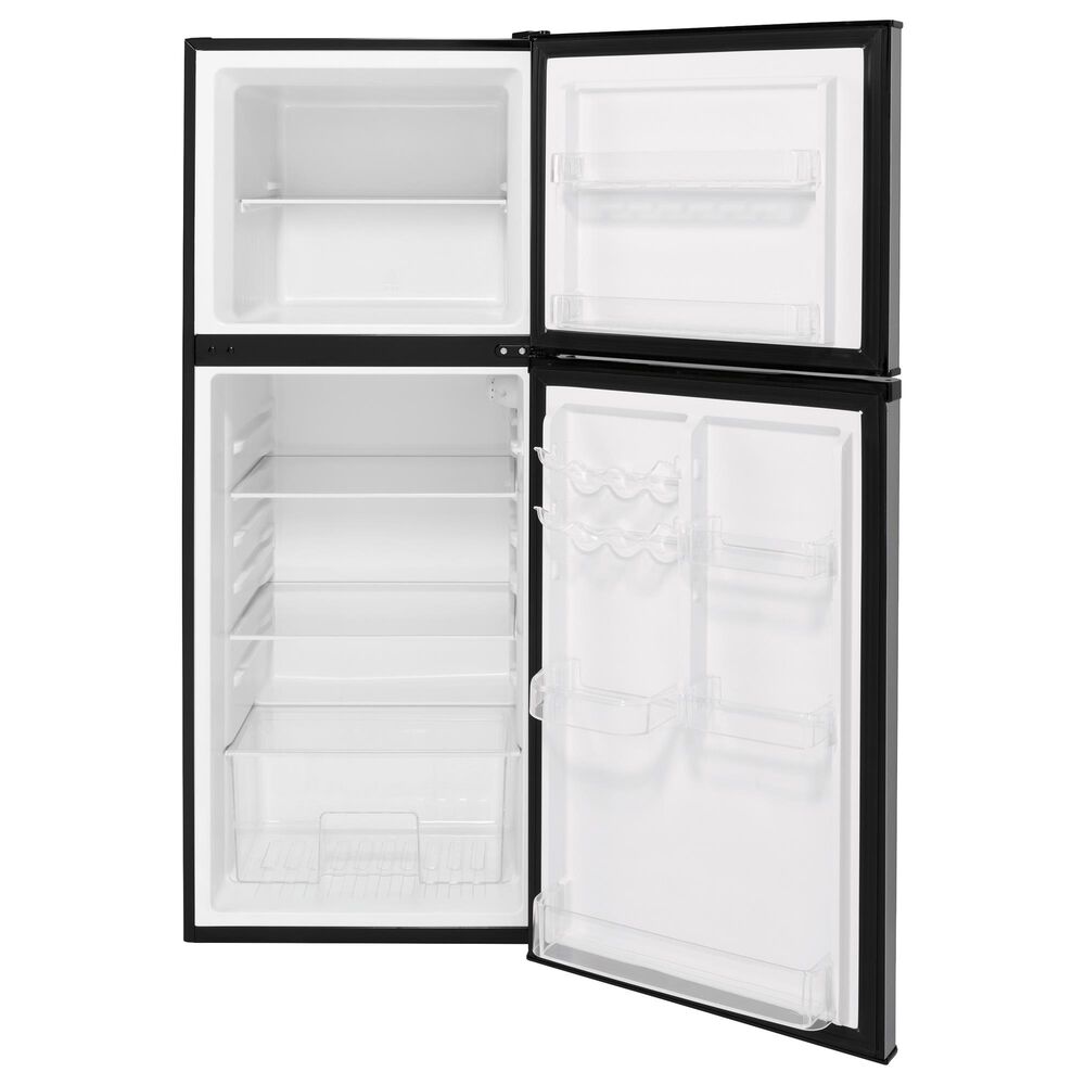 GE Appliances 9.8 Cu. Ft. Top-Freezer Refrigerator in Stainless Steel, , large