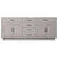 Lexora Home Abbey 80" Double Bathroom Vanity in White Oak with 2 cm White Carrara Marble Top and Rectangular Sinks, , large