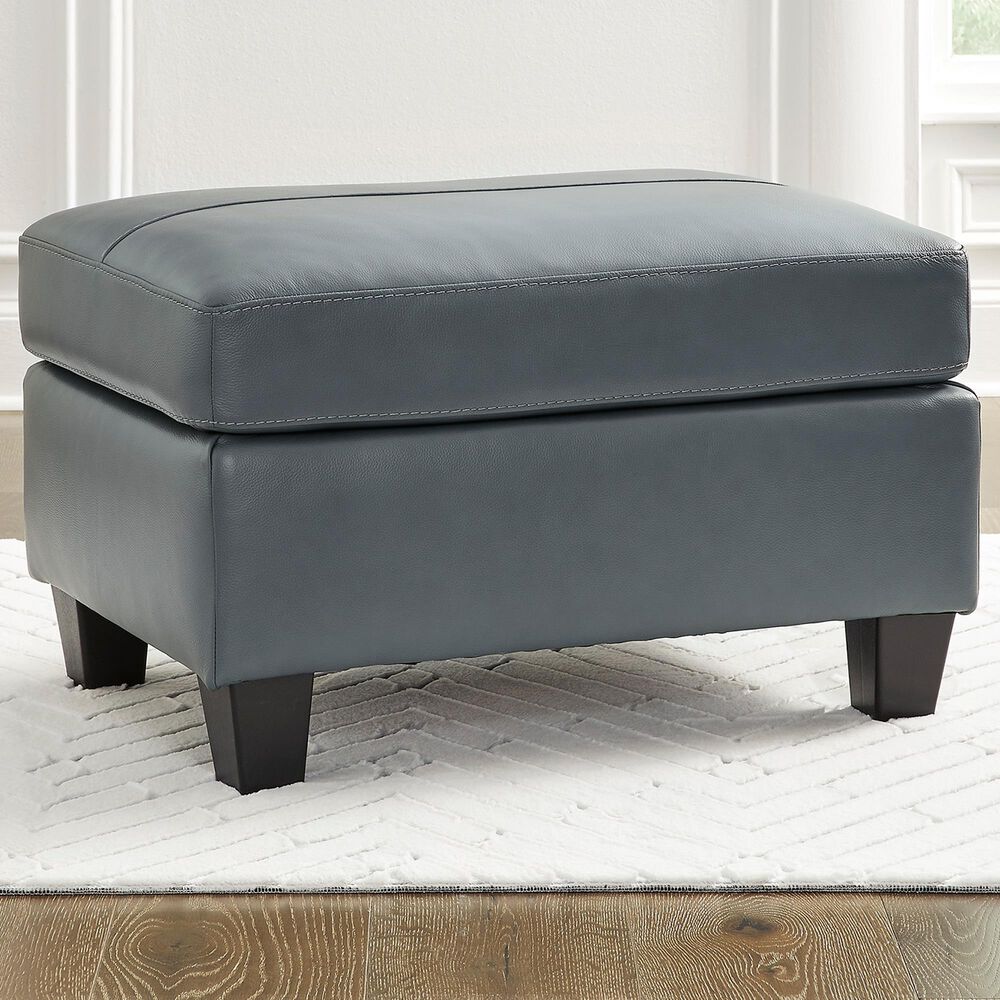 Ashley Genoa Ottoman in Steel, , large