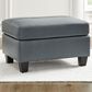 Ashley Genoa Ottoman in Steel, , large