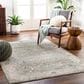 Surya Dresden Deep Teal, Dusty Sage, Taupe, Off-White, Light Gray, Olive and Mustard 5" x 7"5" Area Rug, , large