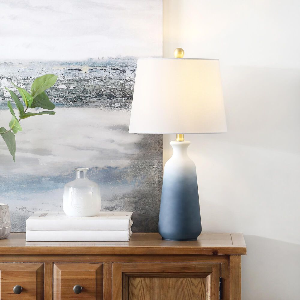 Safavieh Kellen Table Lamp in Blue, , large