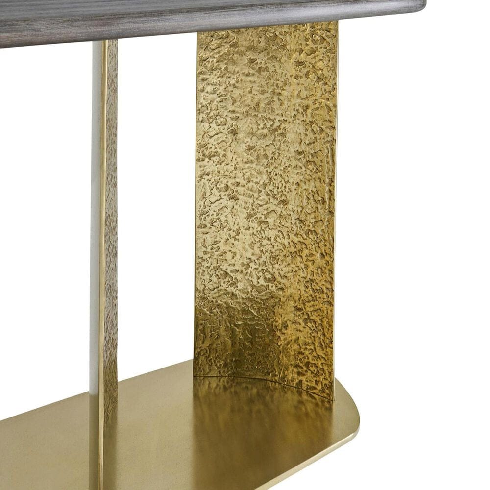 Bernhardt Trost Console Table in Bracken and Dorado Gold, , large