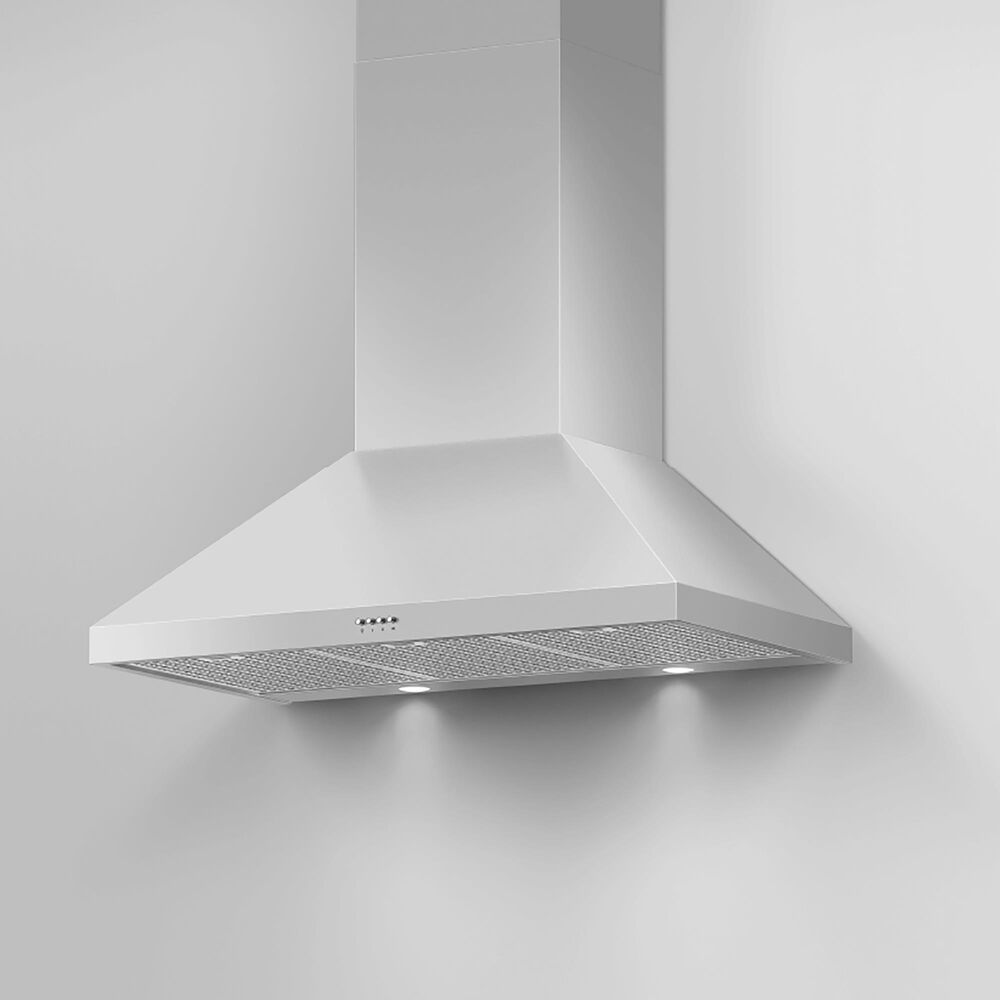 Fisher &amp; Paykel 36&quot; Classic Wall Hood with Pyramid Chimney in Stainless Steel, , large