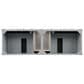 James Martin Vanities Brittany 72" Double Bathroom Vanity in Urban Gray with 3 cm Victorian Silver Quartz Top and Rectangular Sinks, , large