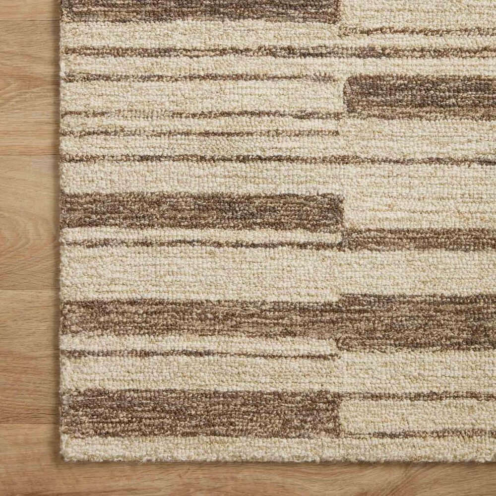 Chris Loves Julia x Loloi Polly 2&#39;3&quot; x 3&#39;9&quot; Beige and Tobacco, , large