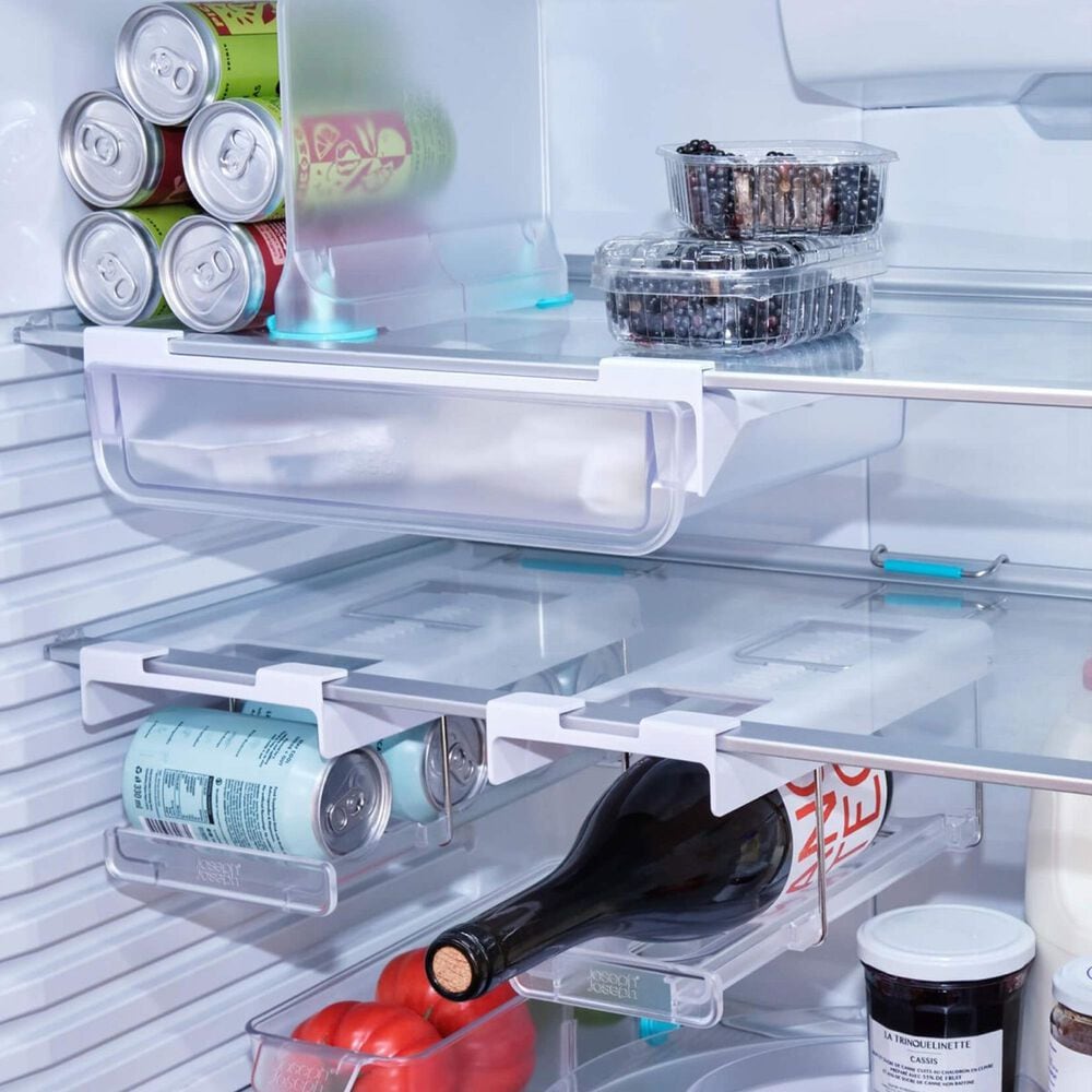 Joseph Joseph FridgeStore Under-Shelf Collapsible Can Dispenser in Clear &#40;Set of 2&#41;, , large