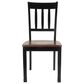 Ashley Owingsville 5-Piece Dining Set in Black and Brown, , large