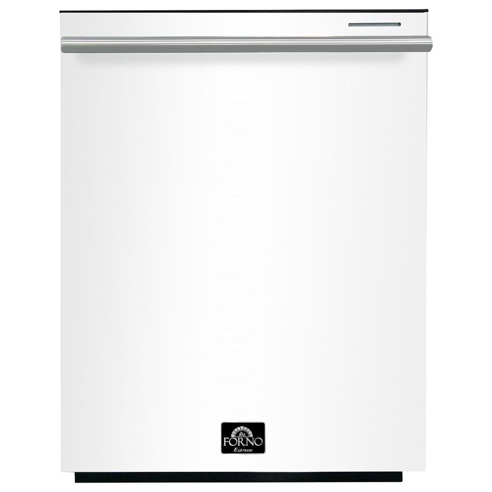 Forno Pozzo 24" Built-In Tall Tub Top Control Dishwasher with 49 dBA in White, , large