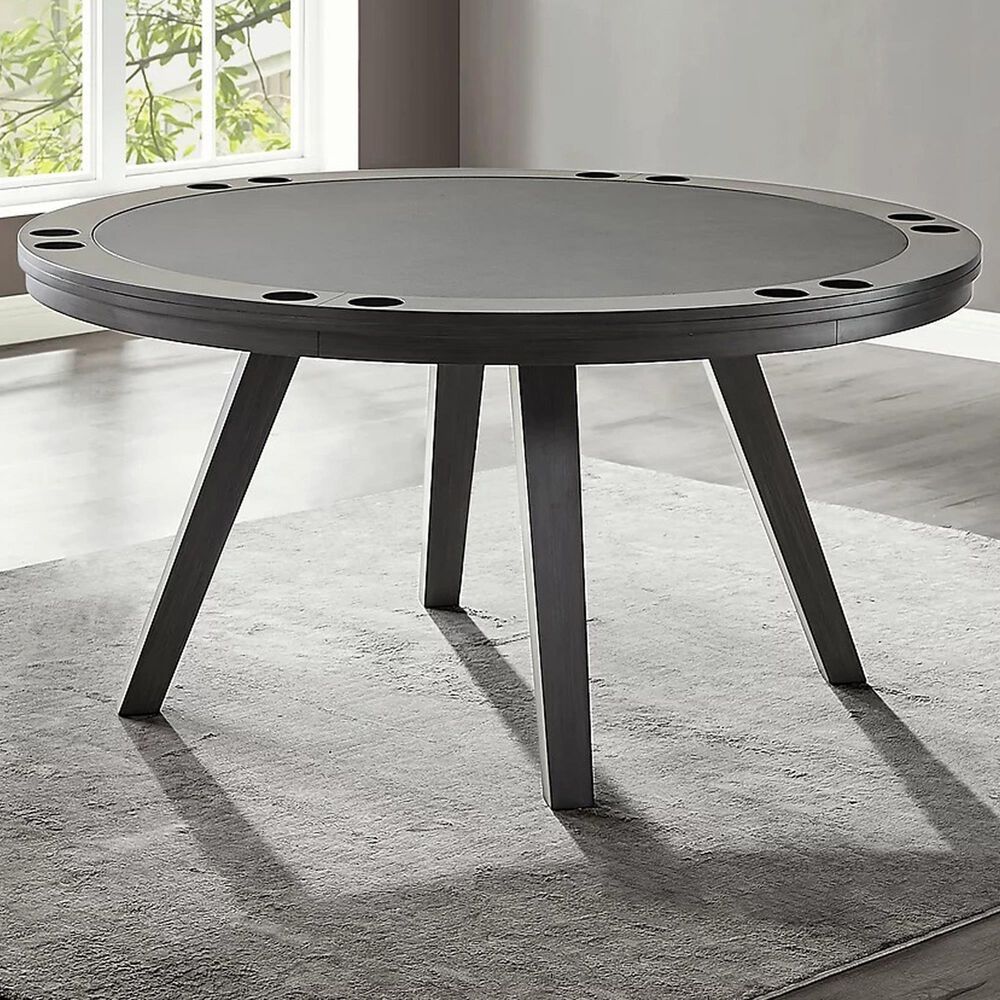Imperial International Poker Table in Dark Gray, , large