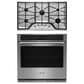 Maytag 2-Piece Kitchen Package with 30" Built-In Single Wall Oven and 36" Gas Cooktop in Stainless Steel, , large