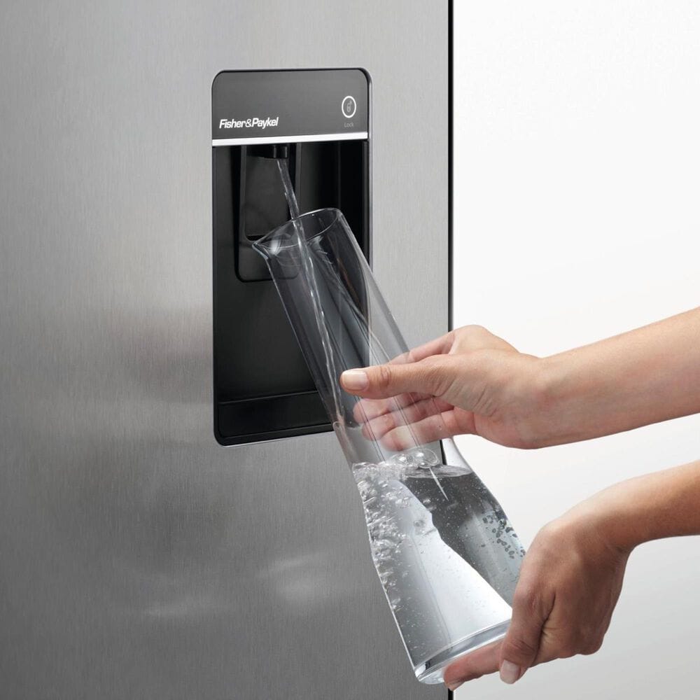 Fisher &amp; Paykel 16.8 Cu. Ft. Built-in French Door Refrigerator with Ice and Water - Panels Sold Separately, , large