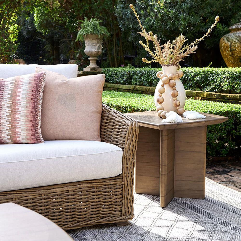 Venture Tamandayu Outdoor Square End Table in Java, , large