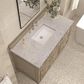 James Martin Vanities Lorelai 48" Single Vanity in Whitewashed Oak with 3 cm Eternal Jasmine Pearl Quartz Top, , large