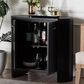 Baxton Studio Keshet 2-Door Accent Cabinet in Black, , large