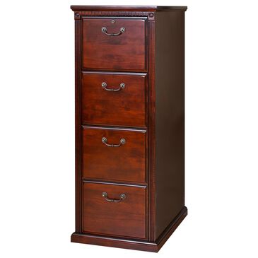 Martin Furniture Huntington 4-Drawer 21" File Cabinet in Vibrant Cherry, , large