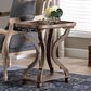Baxton Studio Yannick End Table in Antique Brown, , large