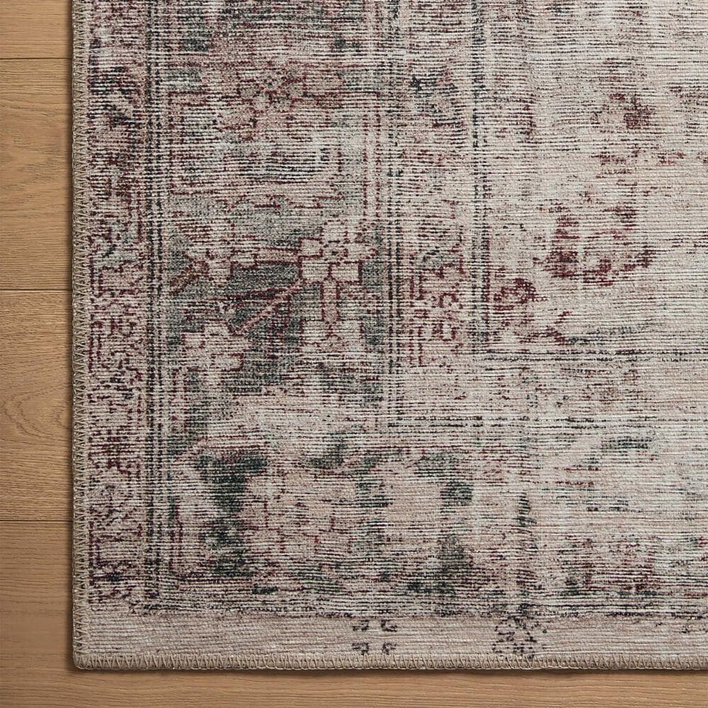 Amber Lewis x Loloi Georgie 7&#39;6&quot; x 9&#39;6&quot; Lagoon and Beige Area Rug, , large