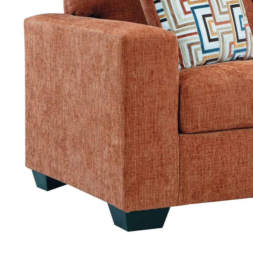 Ashley Aviemore 2-Piece Sectional with Right-Facing Chaise in Spice, , large