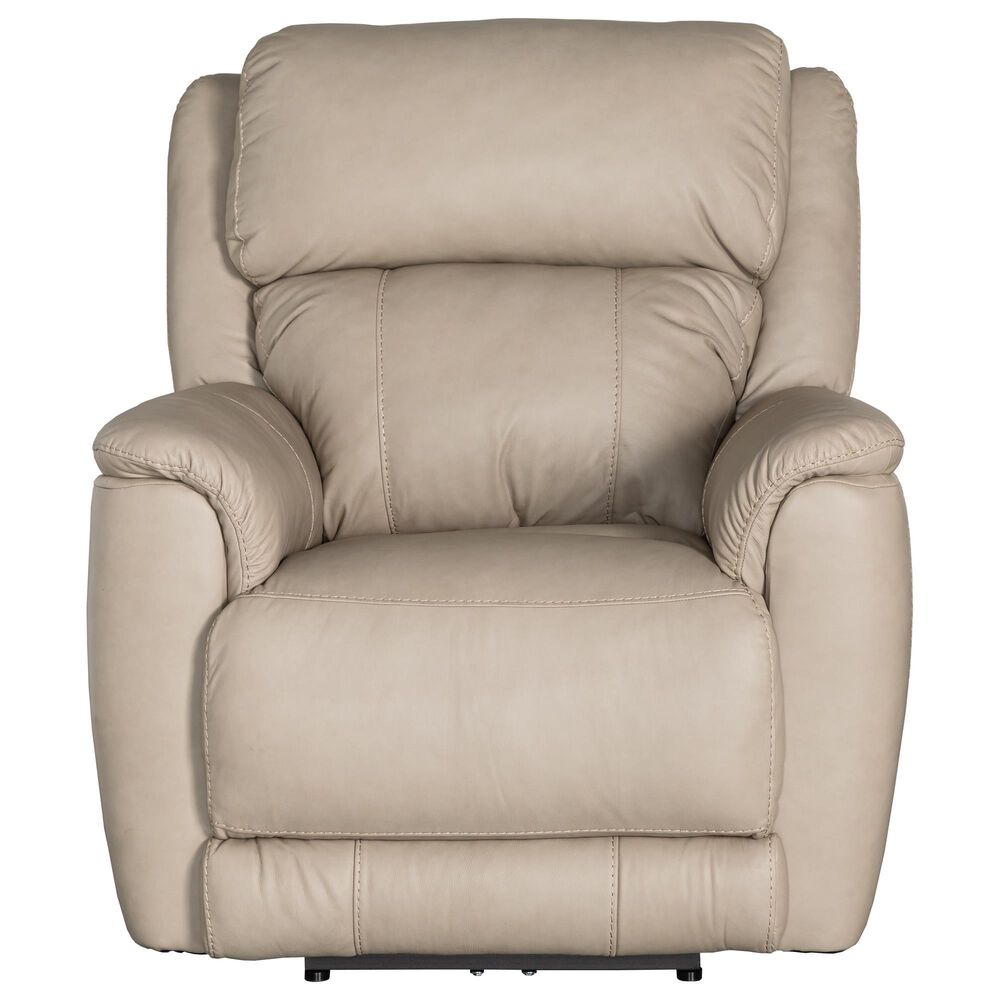 HomeStretch Tuscany Leather Power Recliner in Stonewash, , large