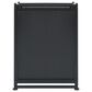 Hearth and Haven Outdoor Metal Tank Holder Side Table with Door in Matte Black, , large
