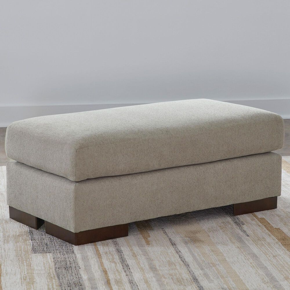 Ashley Maggie Ottoman in Flax, , large