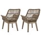 Ashley Beach Front Patio Arm Chair in Beige (Set of 2), , large