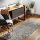 Surya Cardiff CDF-2310 Charcoal, Light Gray, Medium Gray, Camel and Blue 2"7" x 7"3" Runner, , large