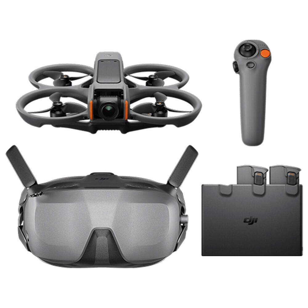 DJI Avata 2 Drone Fly Smart Combo with 3-Battery in Gray, , large