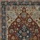 Oriental Weavers Aberdeen Aztec Medallion 5"3" x 7"6" Red Area Rug, , large