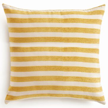 Napa Home and Garden Grant 24" x 24" Indoor/Outdoor Throw Pillow in Goldenrod and Cream, , large