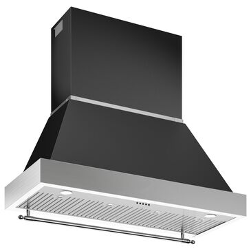 Bertazzoni 48" Canopy in Matt Black, , large