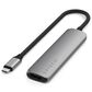 Satechi 4-in-1 USB-C Slim Multiport Adapter in Space Grey, , large