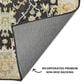 Dalyn Rug Company Hatay HY2 8" x 10" Black Area Rug, , large