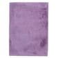 Linon Maven Faux Rabbit 5" x 7" Lavender Area Rug, , large