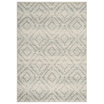 Safavieh Adirondack ADR131T-6 6" x 9" Ivory and Light Blue Area Rug, , large
