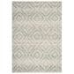 Safavieh Adirondack ADR131T-6 6" x 9" Ivory and Light Blue Area Rug, , large