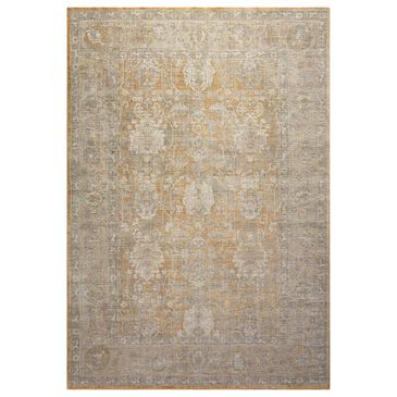 Chris Loves Julia x Loloi Rosemarie 10" x 14" Gold and Sand Area Rug, , large