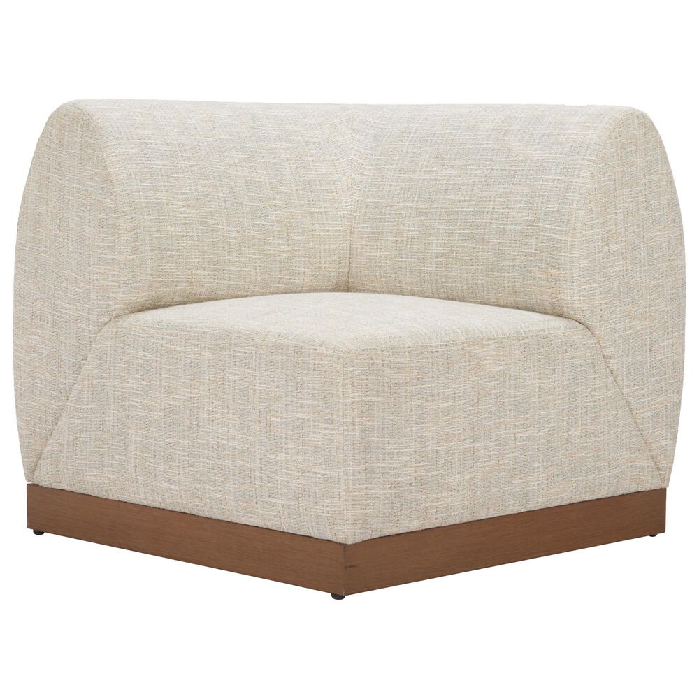 Zuo Modern Christy Outdoor Corner Chair in Beige, , large