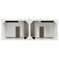 James Martin Vanities Bristol 60" Double Bathroom Vanity in Bright White with 3 cm Lime Delight Quartz Top and Rectangular Sinks, , large