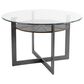 Steve Silver Olson Round Dining Table in Caramel - Table Only, , large
