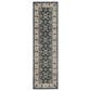 Safavieh Lyndhurst 2"3" x 8" Teal and Cream Runner, , large