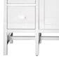 James Martin Vanities Addison 48" Single Bathroom Vanity in Glossy White with 3 cm Arctic Fall Solid Surface Top and Rectangular Sink, , large