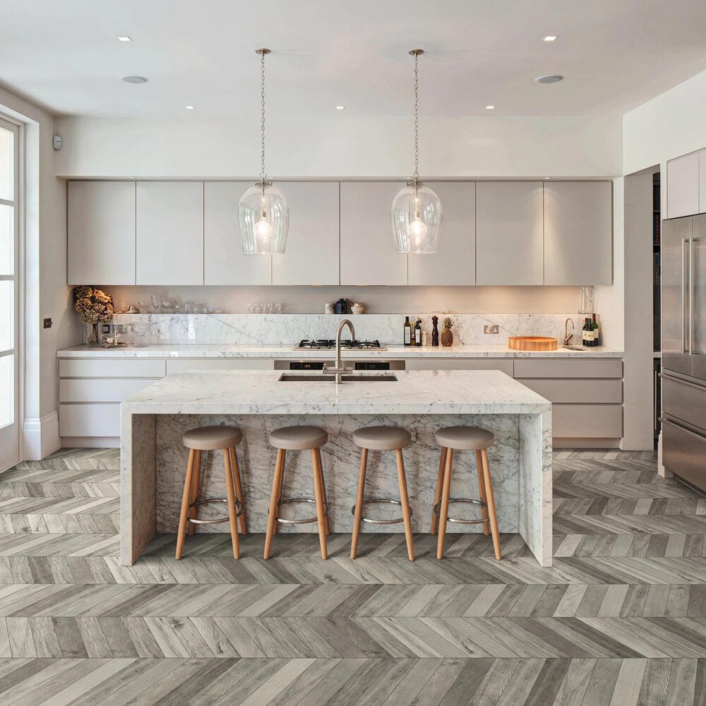Marazzi Treverksoul Grey 4&quot; x 21&quot; Porcelain Tile, , large