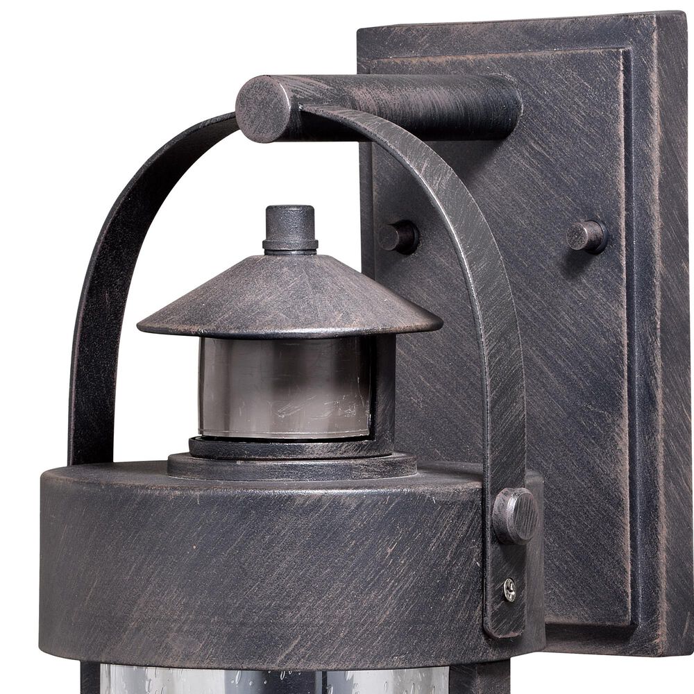 Vaxcel Cumberland 16" 1-Light Outdoor Motion Sensor Wall Sconce in Rust Iron, , large