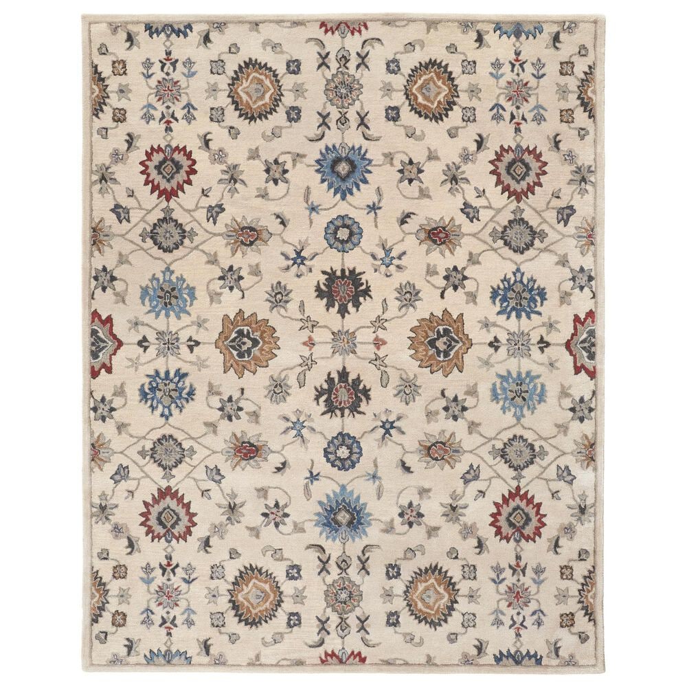 Feizy Rylan 10" x 14" Ivory Area Rug, , large