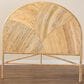 Baxton Studio Seana King Panel Headboard in Honey, , large